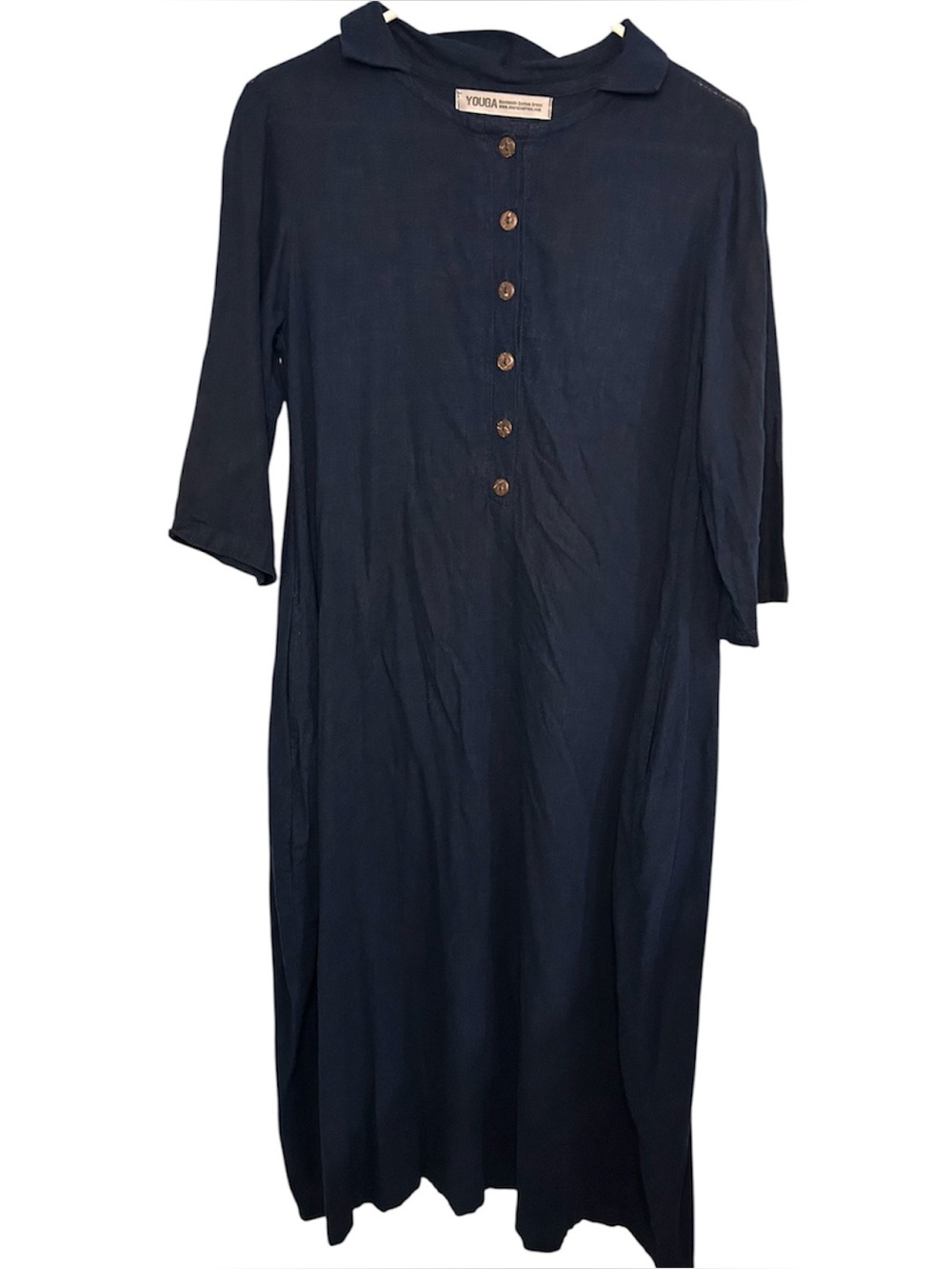YOUGA Handmade Custom Dress Lagenlook Cottagecore Small Medium See Measurements